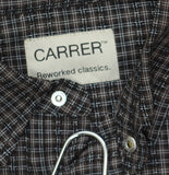 Carrer Mens Beck Snap Western Shirt 10003212SNAPSHIR Brown Multi XL
