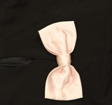 Avec Les Filles Sweetheart Bow Trim Sleeveless Mini Dress Black / Pink 8