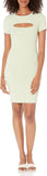 Guess Womens Lana Ribbed-Knit Bodycon Dress WBYK95KB9E2 Lost in Thyme Green XL