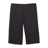 French Toast Boys Pull-On Twill Short Black 10 Husky