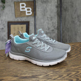 S Sport By Skechers Womens Pull On Low Top Yselle Sneakers 86518793 Gray 6.5M