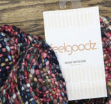 Feelgoodz Yarn Artisan Woven Stella Winter Scarf Amador Black Multi One Size