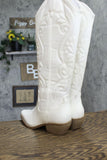 Wild Fable Kenzi Western Boots with Memory Foam Insole Ivory Off White 7.5M