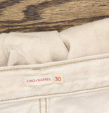Levi's Fly High Rise Full Length Womens Jeans Cloudy Travertine Off White 30X31