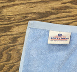 American Soft Linen 100% Turkish Cotton Washcloth Blue 13x13