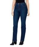 Gloria Vanderbilt Womens Petite Amanda Straight-Leg Jeans Madison Blue 4P