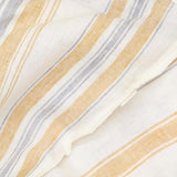 Woven Long Sleeve Button Accent Blouse Shirt Top Brown Multi See Measurements