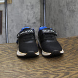 Nautica Boys Toddler Light-Up Athletic Sneaker Black / Cobalt 7T