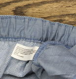 Future Collective Mid-Rise Wide Leg Denim Drawstring Pull-On Pants Light Blue L