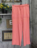 Peace Love World French Terry Pullover and Pant Set A692008 Faded Rose Pink P2XS