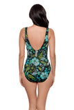 Miraclesuit Florica Crossover Soft Cup One Piece Swimsuit Florica Black Multi 16