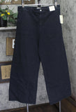 Universal Thread Womens High-Rise Sailor Wide Leg Ankle Jeans 89508553 Black 14