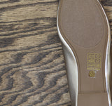 Journee Collection Width Slip On Pointed Toe Ballet Dress Flats Silver Gray 5.5W