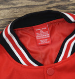 Ring of Fire Front Varsity Jacket California State West Coast Red / Black XL
