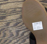 Clarks Womens Giselle Style Wedge Sandal 26177163 Black Leather 10M