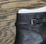 Bella Vita Arlette Dress Leather Buckle Booties ARLET Black 8.5N