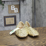 A New Day Womens Sammie Shoes Sequin Ballet Flats 94685491 Gold Yellow 10M