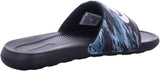 Nike Victori One Mens Printed Slide Sandals Pure Black Platinum Off Noir 11