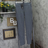 Marla Wynne Premium Knit Ponte Trouser Pants 608904 Charcoal Gray 4