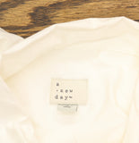 A New Day Womens Long Sleeve Embellished Button-Down Shirt 94736380 White L