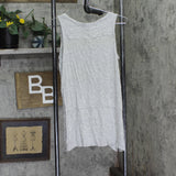 Pink Rose Juniors Side-Slit Handkerchief-Hem Tank Top Gray XS