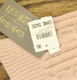 Style & Co. Womens Solid Cable Knit Scarf SC9542505 Blush Pink