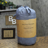 Noble Linens 6-Piece Microfiber Sheet Set Solid IH-6PC-F-ST Gray Full