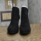 Anne Klein Womens Rina Block Heel Booties RINA01F9 Black Multi 8.5M