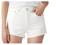 Levi's Womens 501 Original Shorts Jean Jorts Button Fly Disco Nights White 33