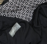 Tommy Hilfiger Short Sleeve Smocked Surplice Dress Black / Ballerina Pink 8