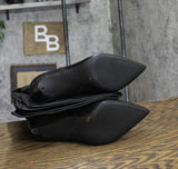 Inc International Concepts Damoni Mid-Heel Over The Knee Boots Black Smooth 7M