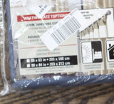 Thermalogic Topsions Room Darkening Curtain Panel Pair 2-Piece Blue 40x84