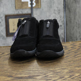 Easy Spirit Women's Exclaim Fuzzy Ankle Boot SEEXCLAIM Black Suede 9M