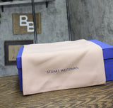 Stuart Weitzman Womens Belize 50 Sandal Pump Heeled SI662 Washed Blue 7.5B