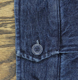 Woolrich X TGT Button-Front Flannel-Lined Denim Shacket 94612511 Blue S