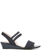 Lifestride Womens Yolo Wedge Sandal F4561F1 Navy Blue 9.5M