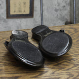 Italian Shoemakers Corinne Womens Flat Sandal with Buckle Thong Black 7M