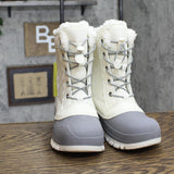 All In Motion Girls Skylar Winter Boots 88236452 Cream / Gray 4