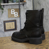 Wild Fable Helga Lace-Up Combat Boots 94568558 Black 6M