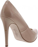 Jessica Simpson Womens Parisah Platform Pump Heels Shoes Sand Dune Brown 8.5M