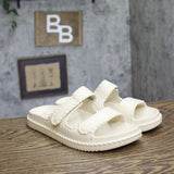 Shade & Shore Lightweight 2-Band Bay Sandals 94748311 Cream Off White 7M