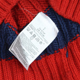 Gap Kids Boys Striped Cable Knit Pullover Sweater 1672360d5c4ada Red / Blue S