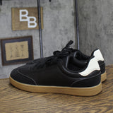 Goodfellow & Co Mens Lace Up Flat Finlay Sneakers 94504654 Black 10 1/2