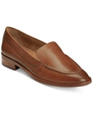 Aerosoles Womens East Side Loafer Shoes EAST SIDE Dark Tan Leather Brown 10M