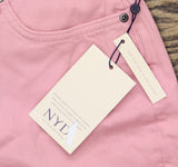 NYDJ Womens Petite Ella Roll Cuffs Jean Shorts Coquette Pink 10 P