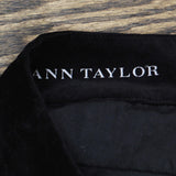 Ann Taylor Womens Velvet Straight Leg Dress Pants 166ffc3d9a425d Black 4P