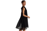 Lauren Ralph Lauren Womens Georgette One-Shoulder Dress 253808477001 Black 2