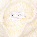 Oliver Womens Knit Vintage USA Made Turtleneck Sweater 166585949d5e7e Ivory M