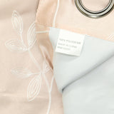 Max Blackout Grommet Blackout Single Curtain Panel Blush Pink White 50x108