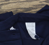 Susan Graver Regular Smart Ponte Knit Slim Leg Trouser Pants Navy Blue M